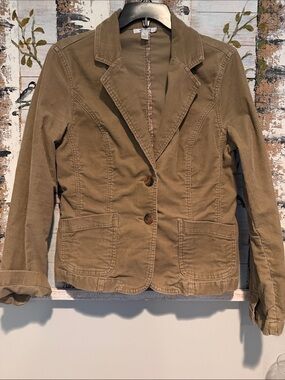 Sussan Brown Corduroy Tailored Blazer